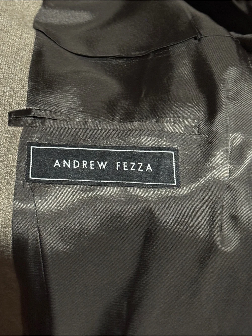 Vintage Andrew Fezza Men’s Worsted Wool & Cashmere size 44 - 3 button sport coat